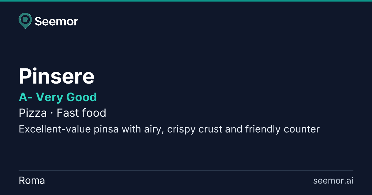 Pinsere — A- | Seemor